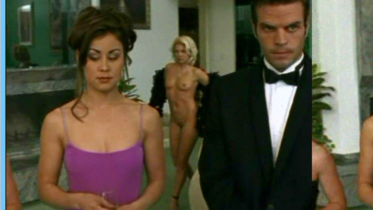 Gina from Love Games Naked. Breasts, Bush, blonde, collage. 608243