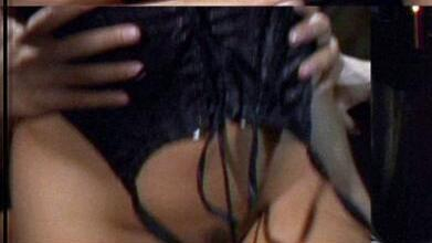 Dru Berrymore Naked in Young and Seductive. Breasts, Bush, black lingerie, brunette. 612799