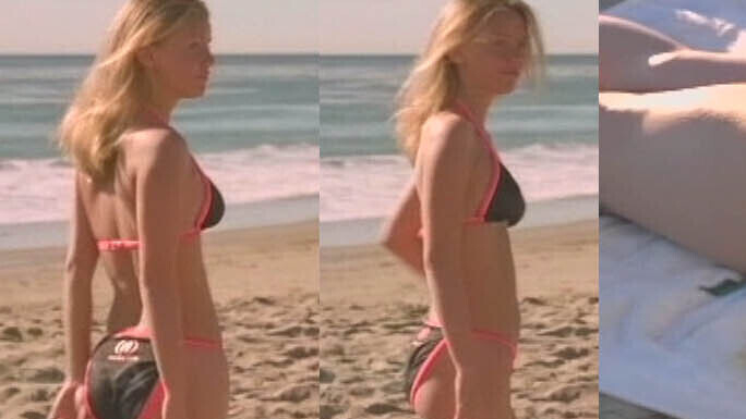 Time Share's Sexiest Scenes with Kelli Garner. Bikini, beach, black bikini. 637134
