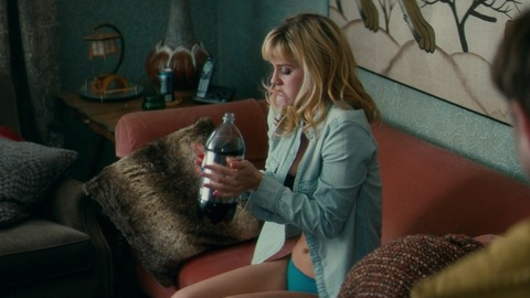 Kelli Garner in Horns (2013) Underwear Black Bra Blonde 755458