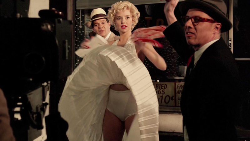 Sexiest Kelli Garner Scene in The Secret Life of Marilyn Monroe. Underwear, SFW, blonde. 764539