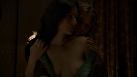 Aleksa Palladino in Boardwalk Empire (2010-2014) Breasts 2 Girls In Bed Blond And Brunette 690274