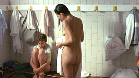 Louisa Shafa Nude as Femme vestiaire. Breasts, Butt, Locker Room, back exposed. 595820