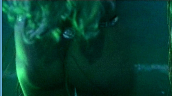 Emily Booth Naked in Pervirella. Butt, collage, green light. 595909