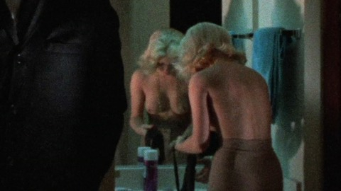 Connie Strickland Nude in The Centerfold Girls. Breasts, back exposed, blonde. 765478