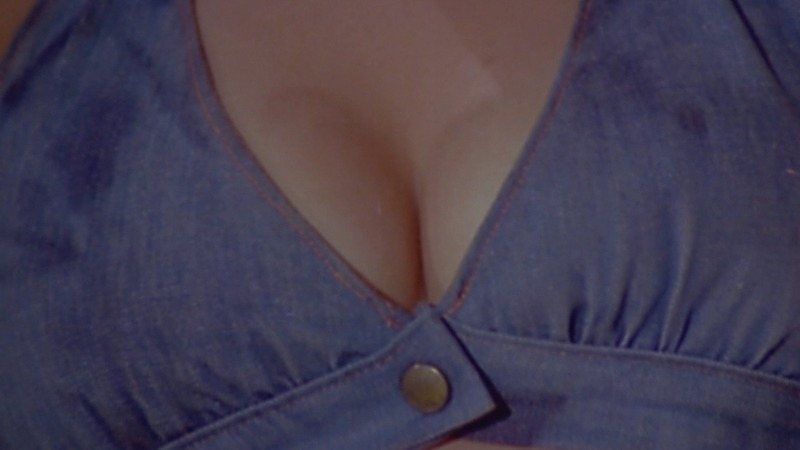 Sexiest Terry Scenes. Bikini, blue bikini, breast close-up. 768694