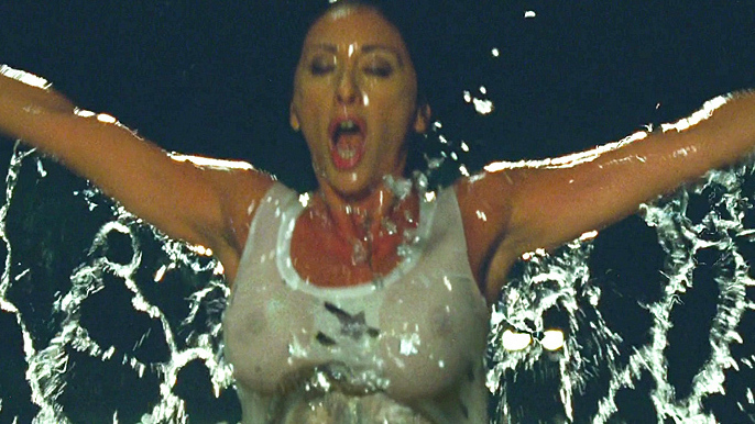 Sexiest Scenes of Sabrina from Stars 80. Sexy, SFW, breasts through shirt. 723599
