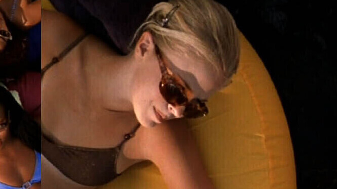 Hottest Keri Lynn Pratt Scene in Drive Me Crazy. Sexy, Black, blue bikini. 560390