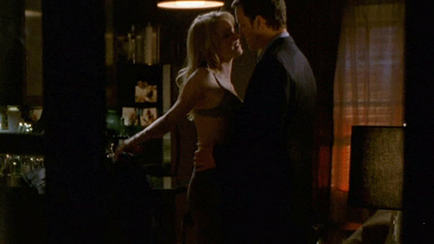 Melissa Sagemiller in Raising the Bar (2008-2009) Underwear Black Bra Black Heels 671895