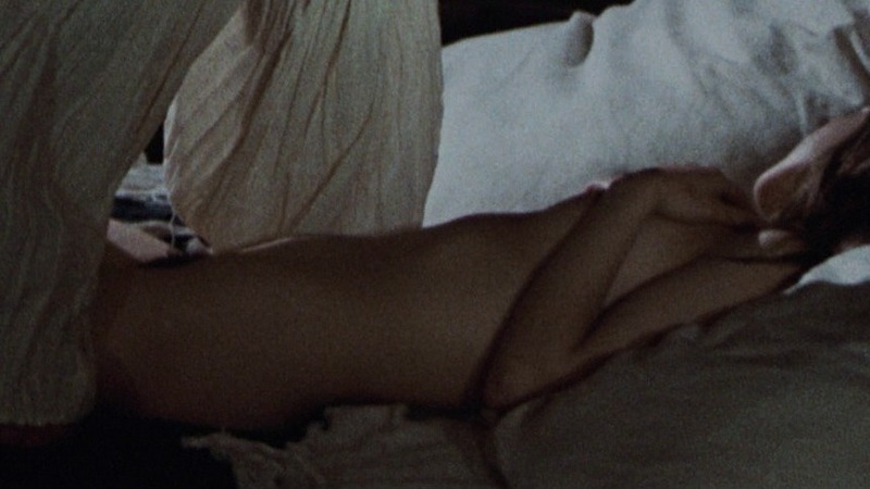 Josephine Chaplin Nude as May. Breasts, Bush, bedroom, couple in bed. 753140