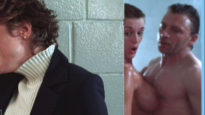 Slap Shot 2's Sexiest Scenes with Christine Caux. Sexy, brunette, couple in shower. 597378