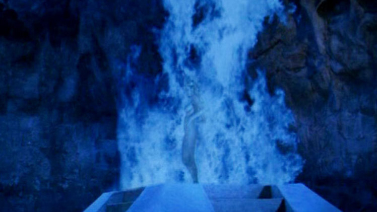 Hottest Ophélie Winter Scene in She. Sexy, blue fire, blue light. 580550