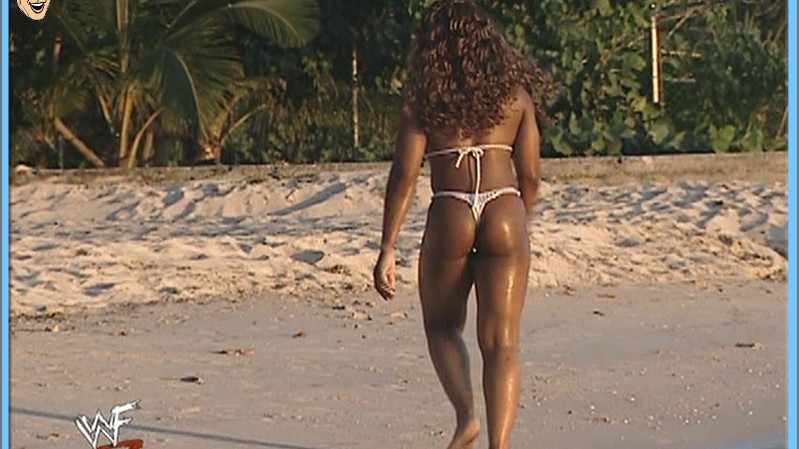 Sexiest Scenes of Herself from WWE Divas in Hedonism. Bikini, Black, SFW. 597407