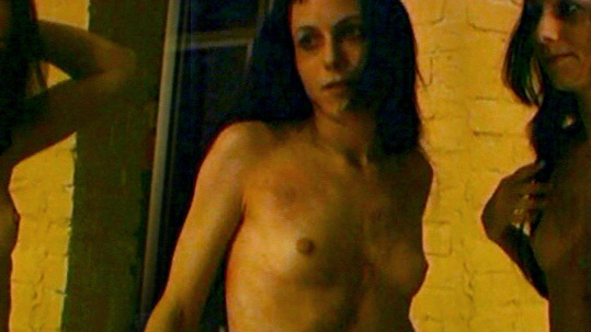 Mikey from Walk Backwards Naked. Breasts, Butt, brunette, collage. 605681