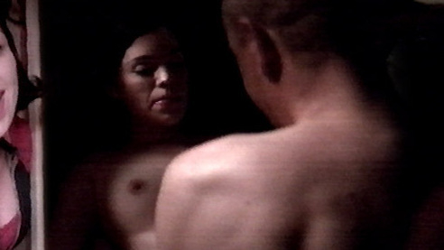 Adie Lewis from Twin Town Naked. Breasts, collage, hard nipples. 597443