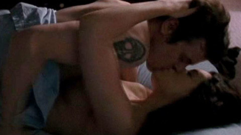 Paget Brewster in The Big Bad Swim (2006) Breasts Black Hair Breasts 644400