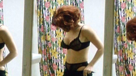 Sexiest Cristi Conaway Scene in Attack of the 50 Ft. Woman. Underwear, SFW, bathroom. 597859