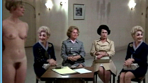 Joan Bell Nude as Nude Lecturer. Breasts, Butt, Bush, back exposed, brunette. 586508