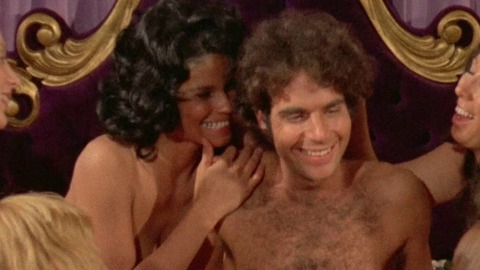 Juanita Brown in The Roommates (1973) Sexy Bed Breasts 760406