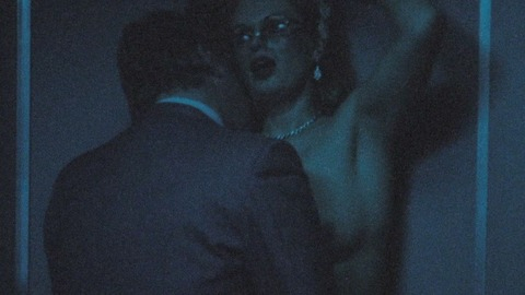 Liz Snoyink Naked in The Lift. Breasts, couple, dark room. 822043