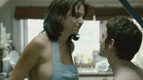 Leonor Watling in The Oxford Murders (2008) Sexy Breast Peeking Out Brunette 733184
