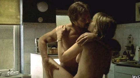 Corinna Harfouch in Solo für Klarinette (1998) Breasts Back Exposed Blonde 562660
