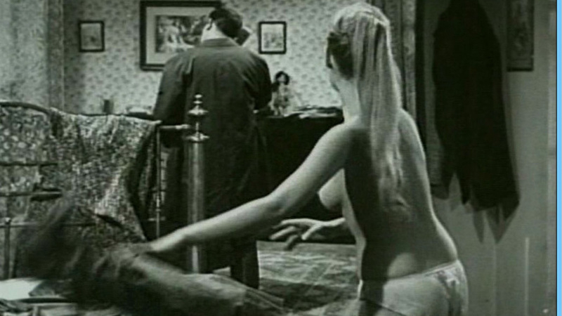 Nudes of Therese from Soft Skin on Black Silk. Breasts, black and white, left breast. 598410