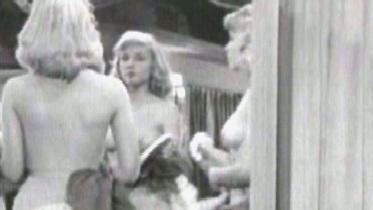 Agnès Laurent Naked in The Nude Set. Breasts, blonde, reflection in mirror. 598477