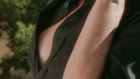 Paz Vega in I'm So Excited (2013) Sexy Black Shirt Breast Peeking Out 736895