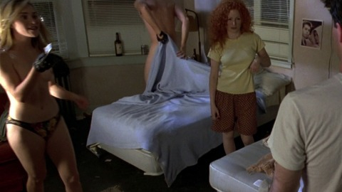 Kaela Dobkin Naked in Kicking and Screaming. Breasts, black panties, curly hair. 762061