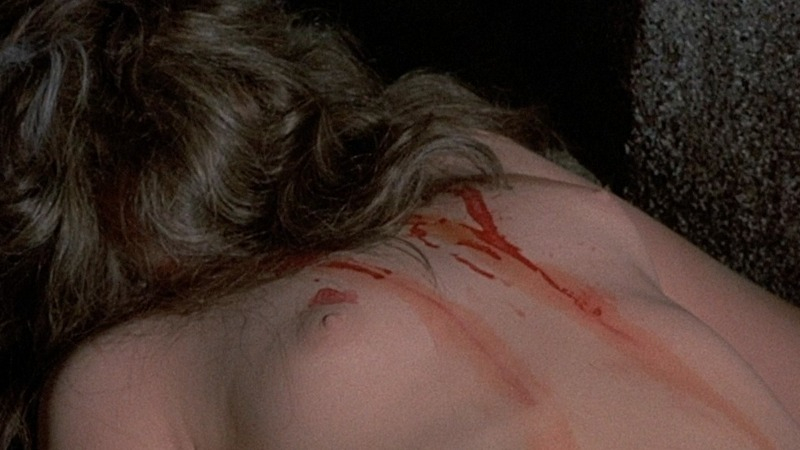 Seretta Wilson Nude in Tower of Evil. Breasts, blood, dead body. 779134