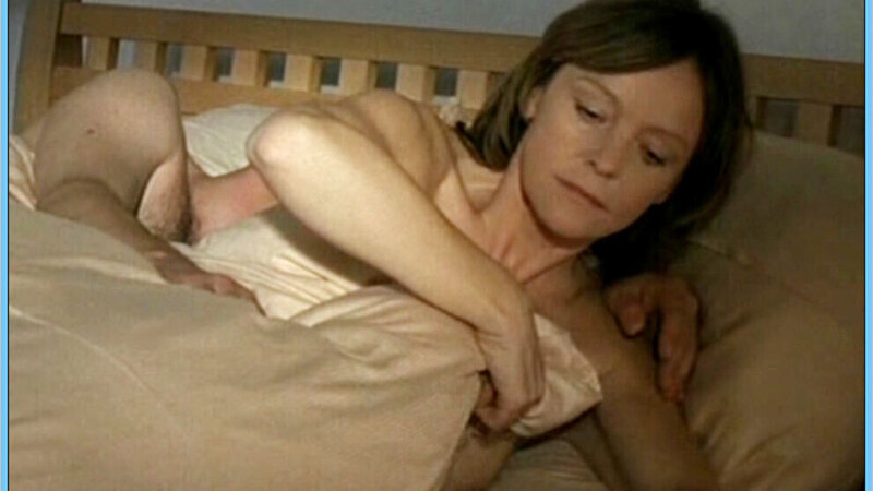Heidi from Heidi M. Naked. Breasts, brunette, couple in bed. 610505