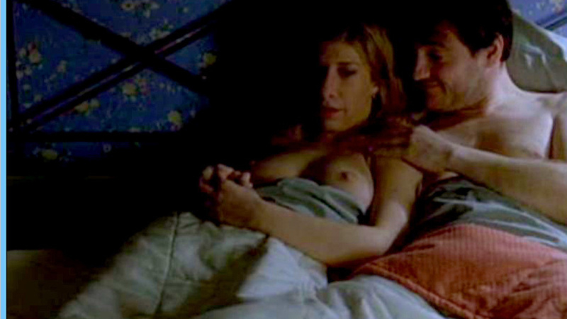Isabel from Killer Housewives Naked. Breasts, brunette, couple in bed. 550553