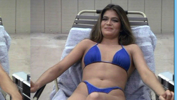 Hottest Aleisa Shirley Scene in Hollywood Wives. Bikini, SFW, blue bikini. 660032