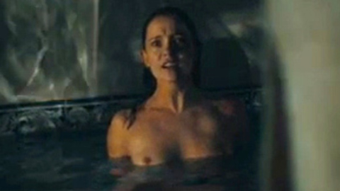 Marguerite Moreau Naked in Caroline And Jackie. Breasts, brunette, hard nipples. 725407