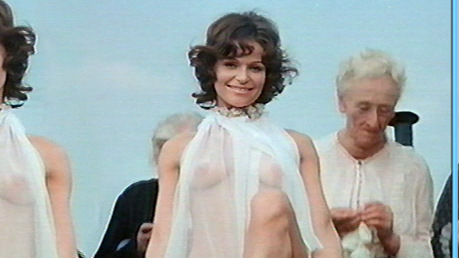 Sexiest Scenes of Paula from Die Legende von Paul und Paula. Sexy, breasts through sheer top, brunette. 589907