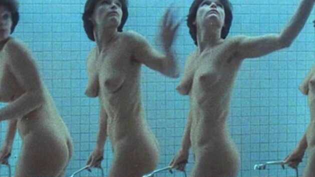 Susanne from Flüchtige Bekanntschaften Naked. Breasts, Butt, Bush, Underwear, bathroom, black stockings. 687311