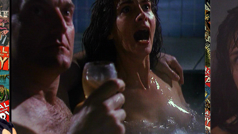 Nudes of Cynthia Baldwin from Tales from the Crypt. Breasts, Butt, couple in hot tub, dark hair. 654234