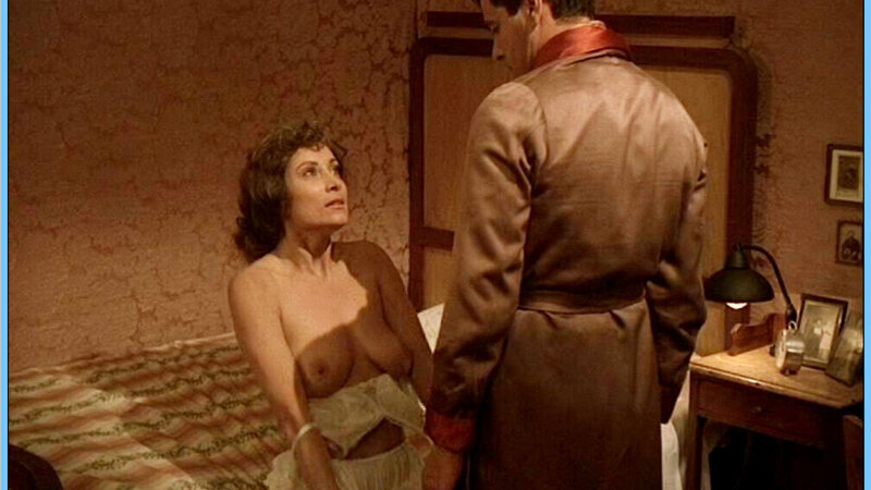 Malisa Longo Nude in The Red Monks. Breasts, brunette, fully clothed man. 625612