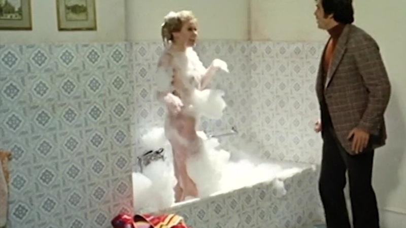 Marilyn Ricci from The Case of the Bloody Iris Naked. Butt, bubble bath, covered with suds. 585521