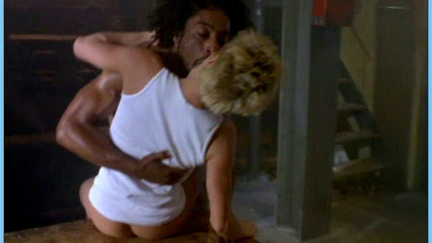 Kim Feeney in The Hunger (1997-2000) Breasts Black Man Blonde 655143