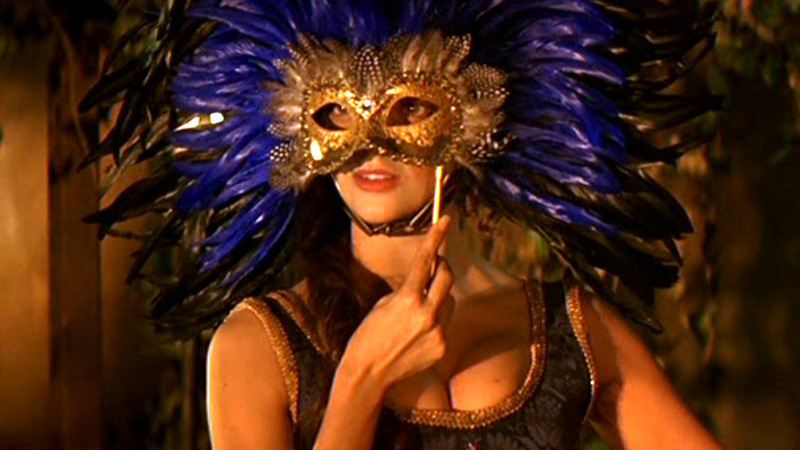 Hottest Macarena Gómez Scene in La dama boba. Sexy, blue dress, brunette. 638942