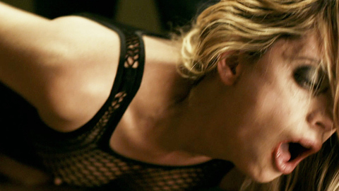 Nudes of La Canija from Neon Flesh. Breasts, blonde, fishnet top. 722604