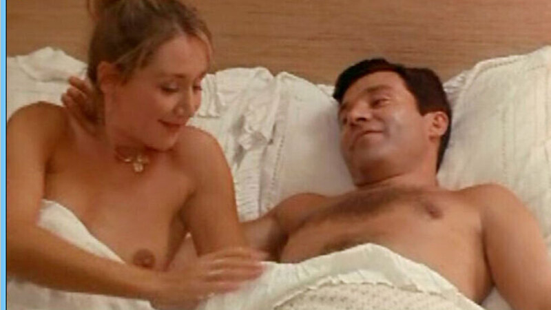 Marie-Anne Chazel Naked in Tranches de vie. Breasts, brunette, couple in bed. 572305