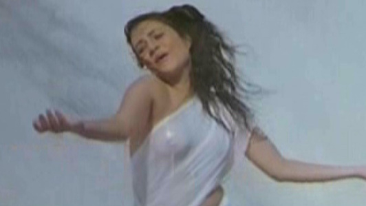Ram Teri Ganga Maili's Sexiest Scenes with Mandakini. Sexy, breasts through wet top, brunette. 599220
