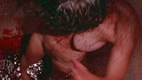 Victoria Burgoyne in Death Ship (1980) Breasts Bush Blood Bloody 1018685