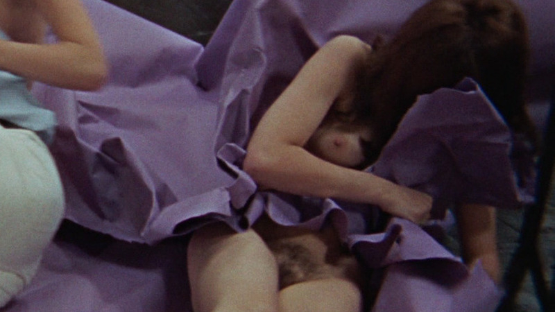 Gillian Hills Nude in Blow-Up. Breasts, Bush, covered by paper, hairy bush. 810292