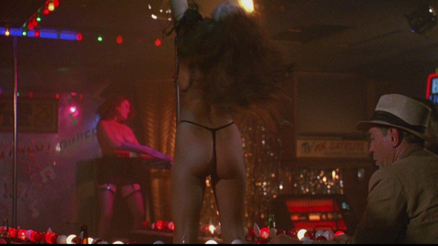 Sexiest Elena Sahagun Scene in Marked for Death. Thong, Sexy, back exposed, black g string. 684673