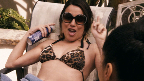 Hottest Alanna Ubach Scene in A Haunted House. Bikini, SFW, brunette. 724778
