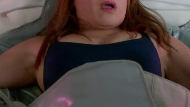 Sexiest Alanna Ubach Scene in Girlfriends' Guide to Divorce. Underwear, cleavage, espa. 780793